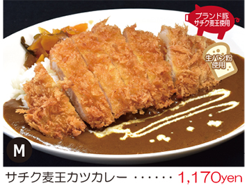 サチク麦王カツカレー